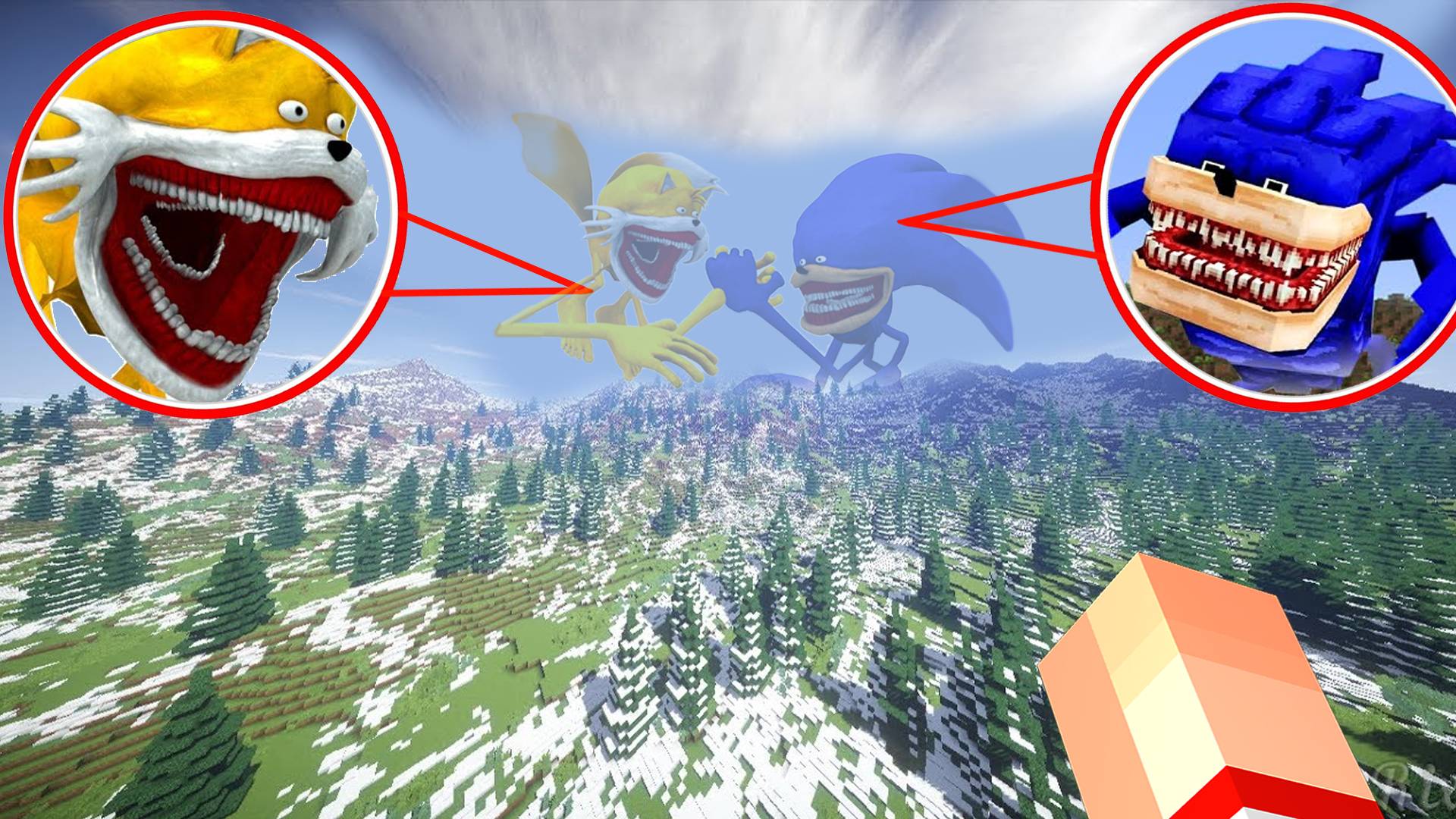 Я НАШЛА СРАЖЕНИЕ СОНИКОВ В МАЙНКРАФТ смотреть онлайн