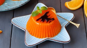 🍮 Желе из тыквы с апельсиновым соком — яркий десерт на желатине.