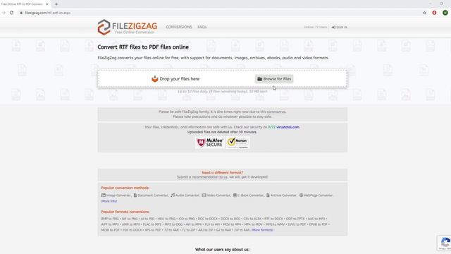 How to convert RTF to PDF online for free! смотреть онлайн