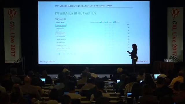Fast User Segmentation for a Better Conversion Strategy - Stefania Mereu - CXL LIVE 2017 смотреть онлайн