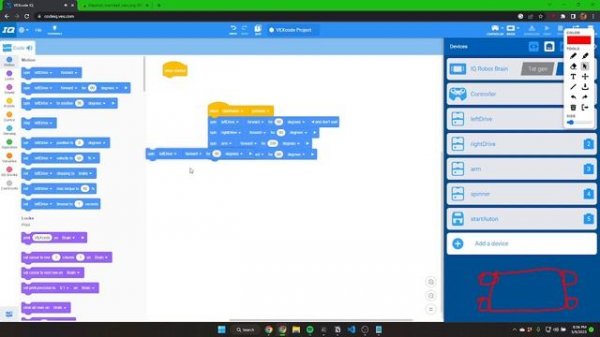 (OLD) how to program autonomous for vex iq in vexCode IQ blocks