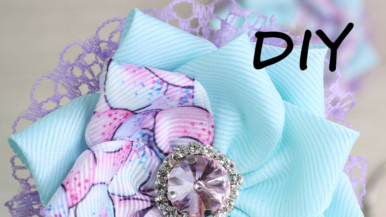 Весенние цветы из лент канзаши. Мастер-класс цветы из лент своими руками смотреть онлайн