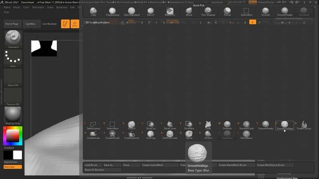 How to Smooth Models in Zbrush with Smooth Brush? | Lesson 5 | Chapter 2 Zbrush 2021.5 Full Cours смотреть онлайн