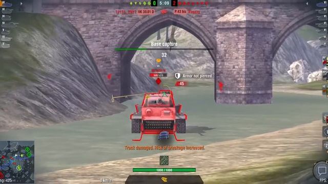 Tiger 131 & VK 36.01 H vs AT8 (WoT blitz gameplay) смотреть онлайн