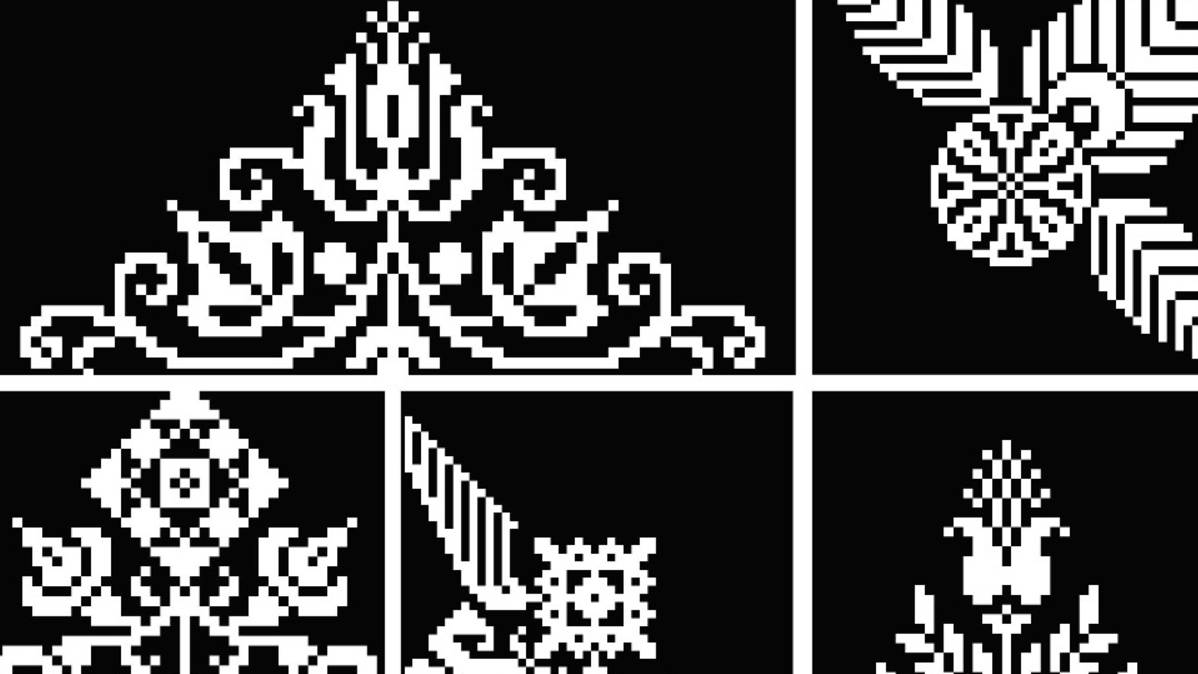 Art Deco (Арт-деко) и неоклассицизм. Рукоделие, вышивка, вязание. Подборка №124. СТАРИННЫЕ СХЕМЫ. смотреть онлайн