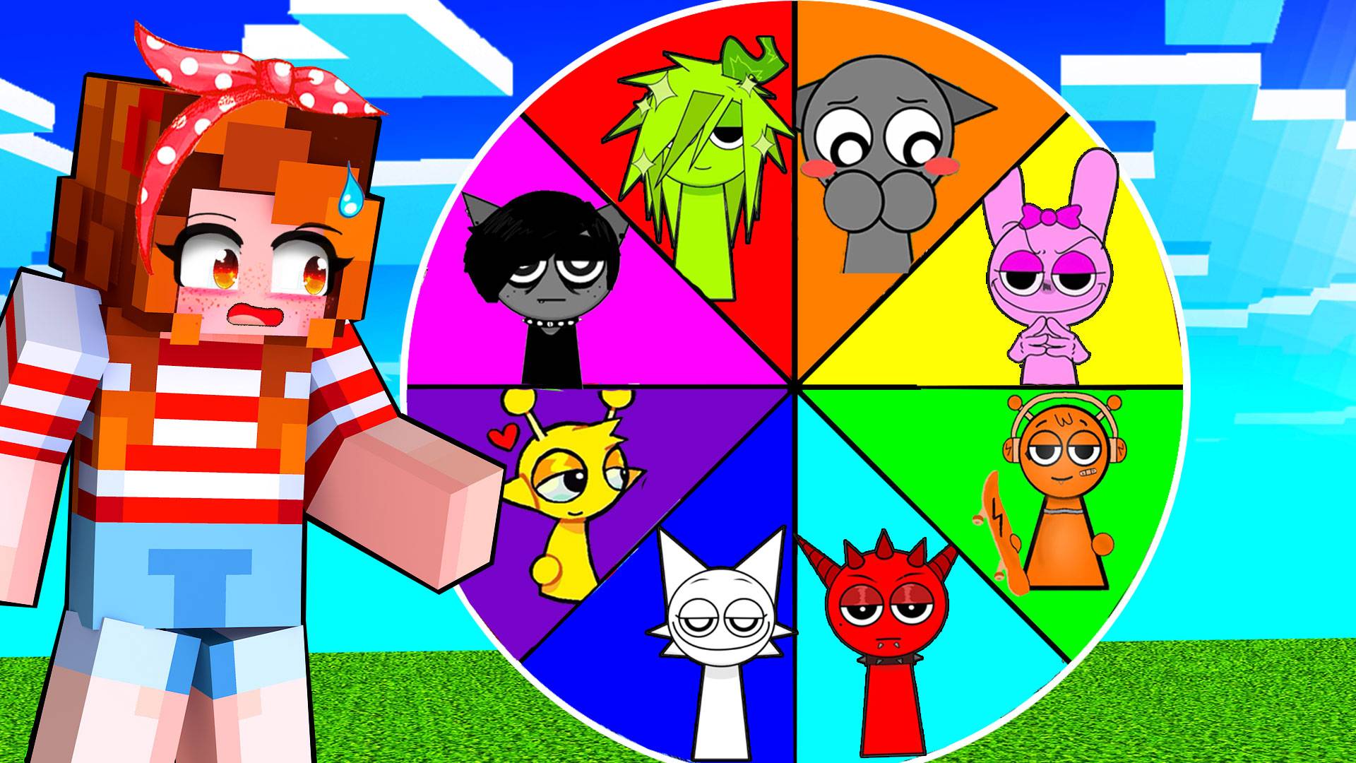 Я ПОКРУТИЛА РУЛЕТКУ ВСЕХ СПРУНОК в МАЙНКРАФТЕ УЖАСАЮЩЕЕ ИЗМЕРЕНИЕ СПРУНКИ! смотреть онлайн