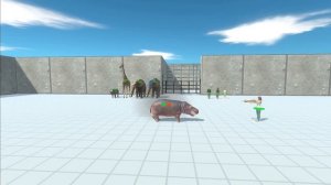 MODERN MAMMALS VS MODERN HUMANS + ANCIENT HUMANS - Animal Revolt Battle Simulator