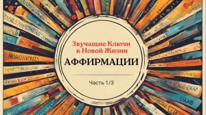 АФФИРМАЦИИ НОВОГО ФОРМАТА 1/3 @alexanderbaranovsky