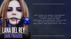 Lana Del Rey - Dark Paradise (Lyrics)