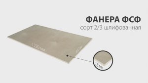 Фанера ФСФ шлифованная сорт 2/3: внешний вид и применение полосы 18х630x1220мм