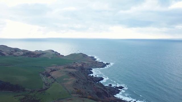 Lochnaw Castle Loch,Killantringan Lighthouse, Dji Drone смотреть онлайн