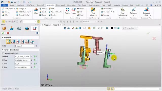 ZW3D CAD Tutorial 10: Assembly Exploded View смотреть онлайн