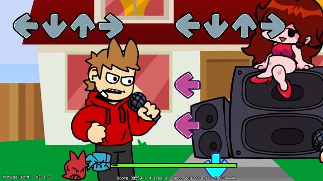 БАТЛ Friday Night Funkin', Торд поёт «Угу» смотреть онлайн