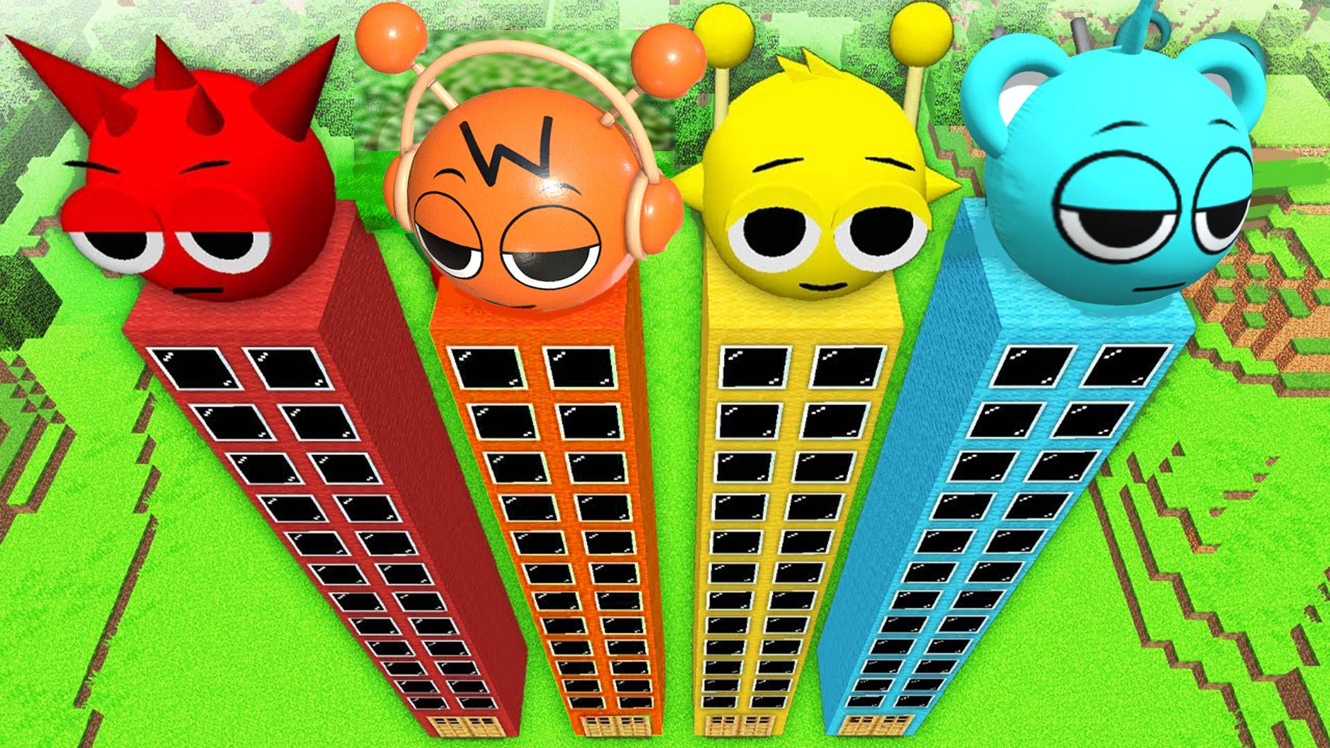 ВЫЖИВАНИЕ ВНУТРИ НЕБОСКРЕБ ОТЕЛЕЙ СПРУНКИ В МАЙНКРАФТ смотреть онлайн