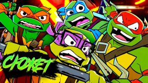 Истории черепашек-ниндзя за 12 минут | Сюжет мультфильма | пересказ