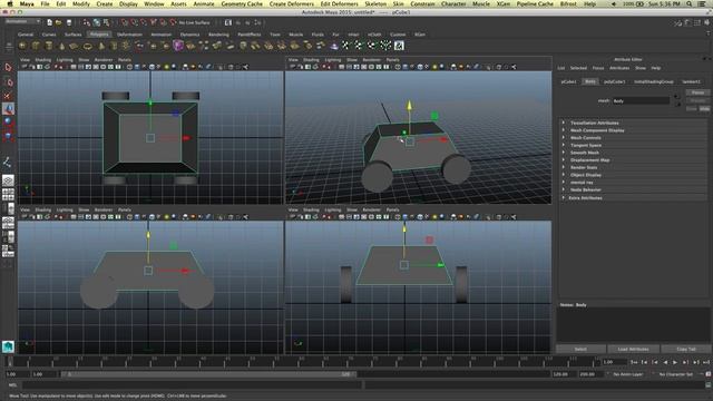 Vehicle Modeling/Rigging Tutorial in Maya for Unreal Engine 4 смотреть онлайн