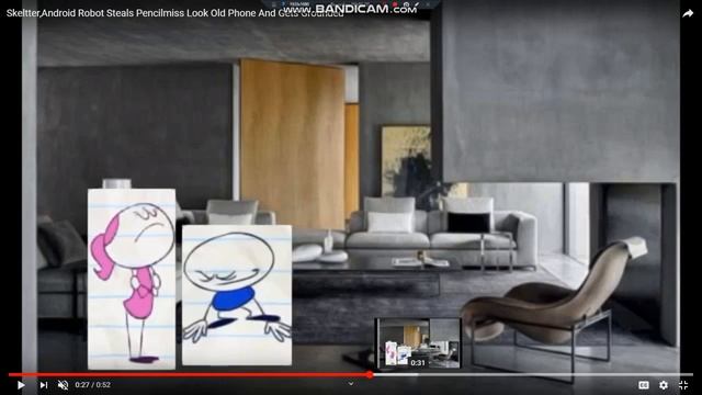 Skeltter & Android Robot Steals Pencilmiss Look Old Phone & Gets Grounded (REMAKE) смотреть онлайн