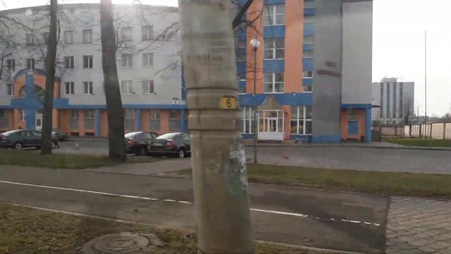 Поездка на электробусе БКМ Е433, гос.№ АР 1979-7, марш.51эл