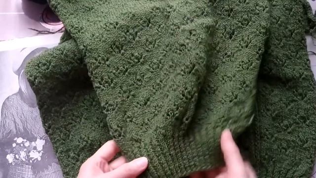 Вязальный ВЛОГ №2. Ажурный узор для летнего пуловера нашла в журнале. смотреть онлайн