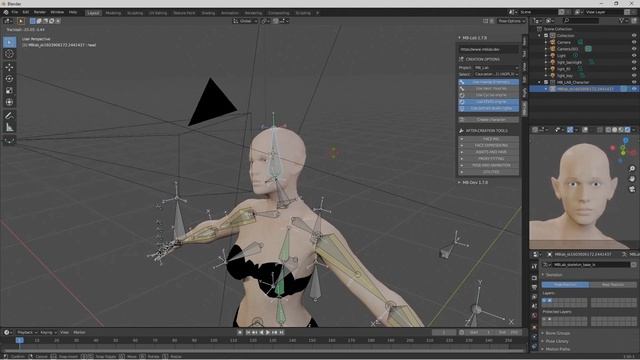 Make Fast Easy Characters With MB Lab Add on In Blender 2.9 How to смотреть онлайн