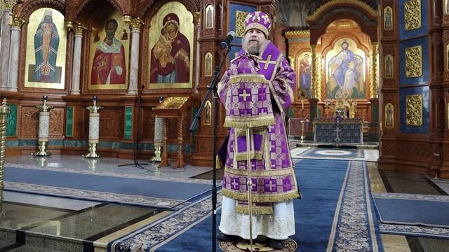 Проповедь митрополита Леонтия в неделю Крестопоклонную смотреть онлайн