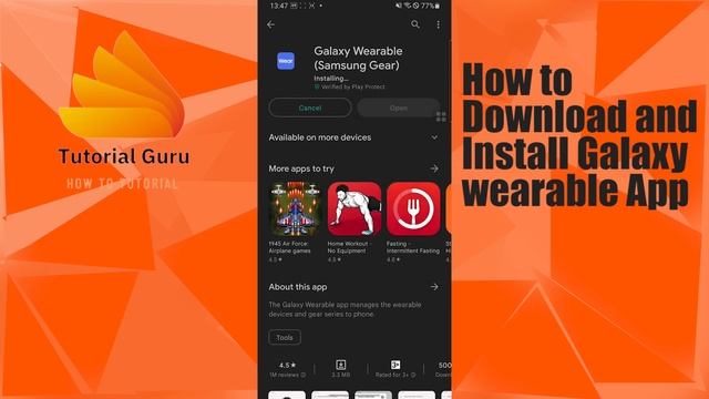 How To Download And Install Galaxy Wearable? Install Galaxy Wearable App On Android