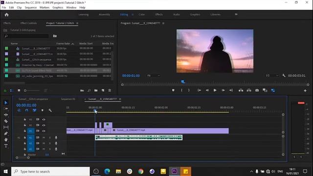 how to glitch effect your footage premiere pro tutorial | 2021 смотреть онлайн