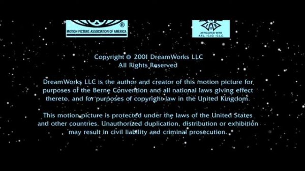 Final Seconds of End Credits Transitioning With Space Background