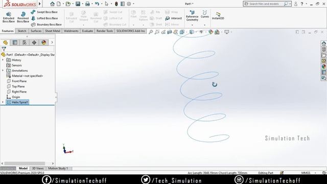Project Curves & composite Curve in SolidWorks 2020 | Lesson 22 | SolidWorks Tutorials Tamil смотреть онлайн