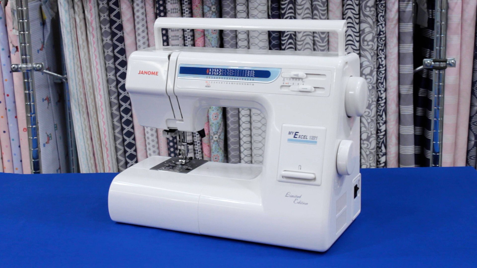 Janome MyExcel 1221 - Обзор швейной машины смотреть онлайн
