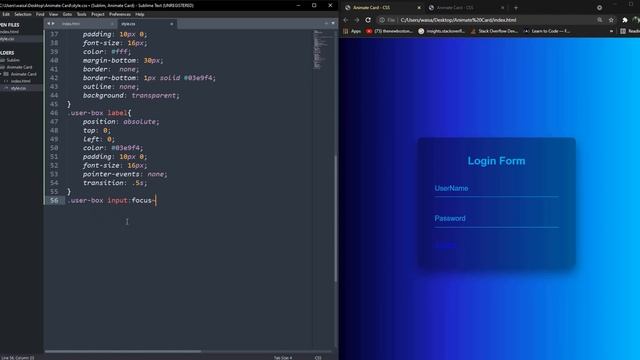 Input Form with Animated Neon Button - HTML & CSS смотреть онлайн