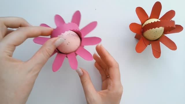 Корзиночки из яиц, Цветы! Пасхальные поделки своими руками! смотреть онлайн