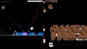 RUSH E 2 IN GEOMETRY DASH vs RUSH E 2 IN MINECRAFT