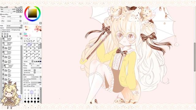 Original Character Puriin - Fullbody | Coloring | Speedpaint [Paint Tool Sai] #27 смотреть онлайн