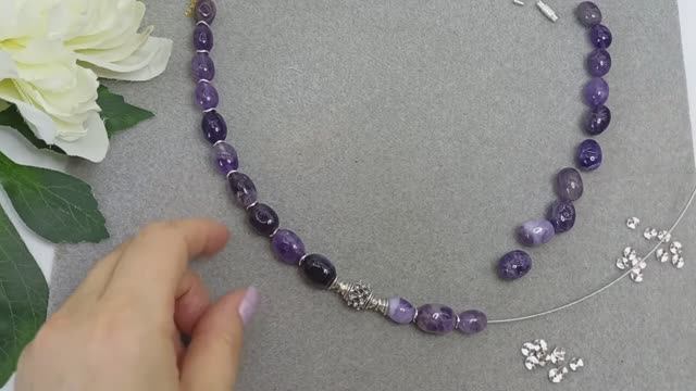 Как собрать чокер на тросике с замком? ПЕРЕДЕЛКА! смотреть онлайн