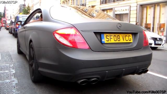 Mercedes CL63 AMG revs & sound HD смотреть онлайн