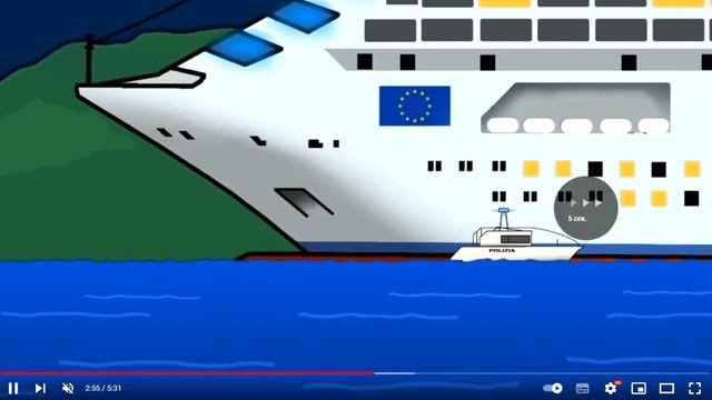 как тонет коста конкордия