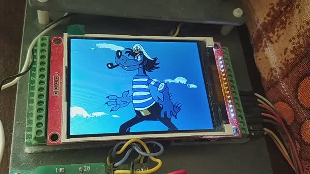 M328 16MHz ILI9341 Avrasm Test