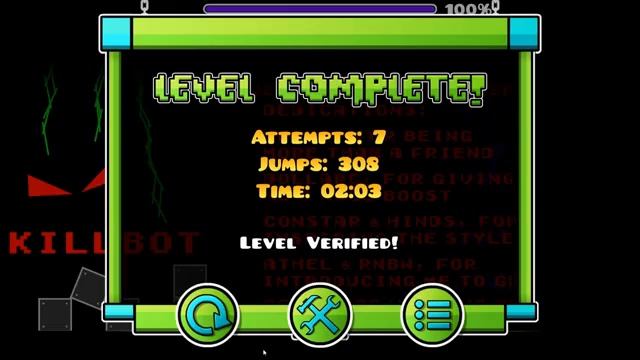 Killbot - Geometry Dash смотреть онлайн