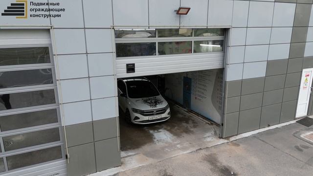 Панрамные ворота DoorHan для автомойки смотреть онлайн