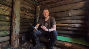 Землянка у ручья – сказочное место. Стройка продолжается. 24 часа в лесу