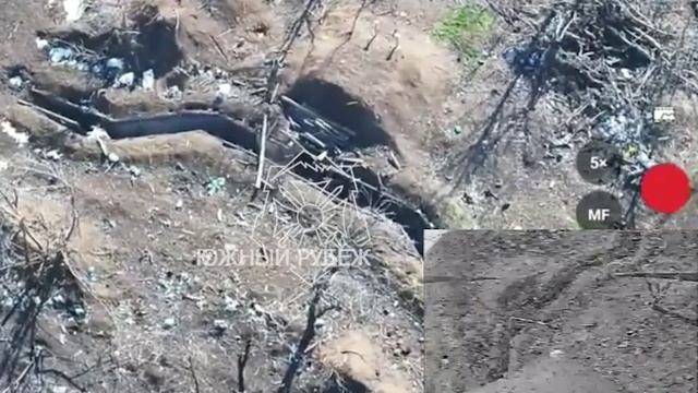 👍☄️☄️☄️Уничтожение блиндажей ВСУ операторами FPV-дронов смотреть онлайн
