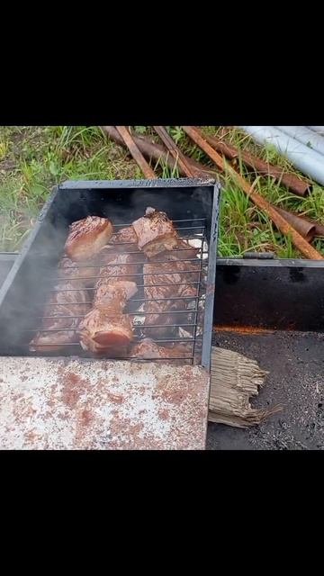 Копчёное сало на мангале! смотреть онлайн