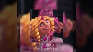Shakira - ￼ try, Everything - speed up😈