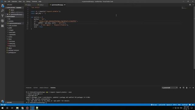 Weather Map #5 | Обучение NodeJS на реальных проектах смотреть онлайн