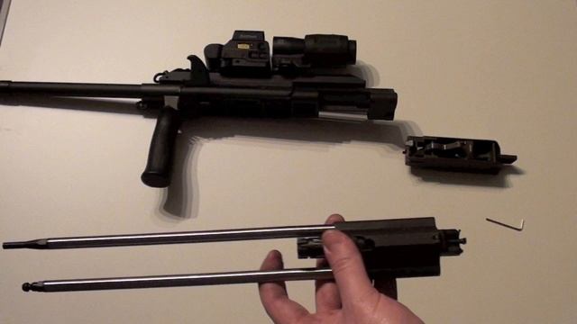 Steyr AUG Z A3 223rem disassembly - reassembly - function - shooting смотреть онлайн