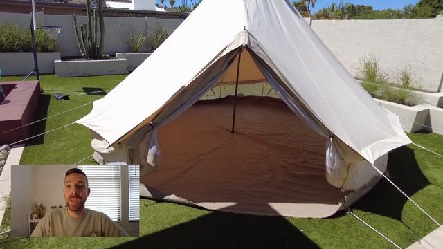 How to Set Up A Bell Tent on Any Surface смотреть онлайн