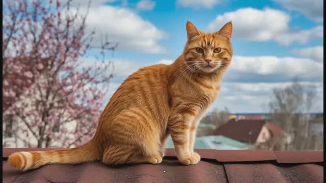 Кот на крыше смотреть онлайн