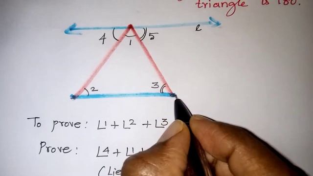 Maths Theorem in Tamil | Sum of all the angles in a triangle is 180 degrees in Tamil / Angle sum смотреть онлайн