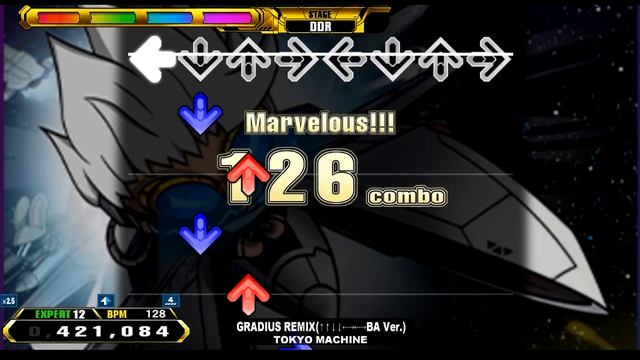 【DDR A3】 GRADIUS REMIX(↑↑↓↓←→←→BA Ver.) [DOUBLE EXPERT] 譜面確認＋クラップ смотреть онлайн